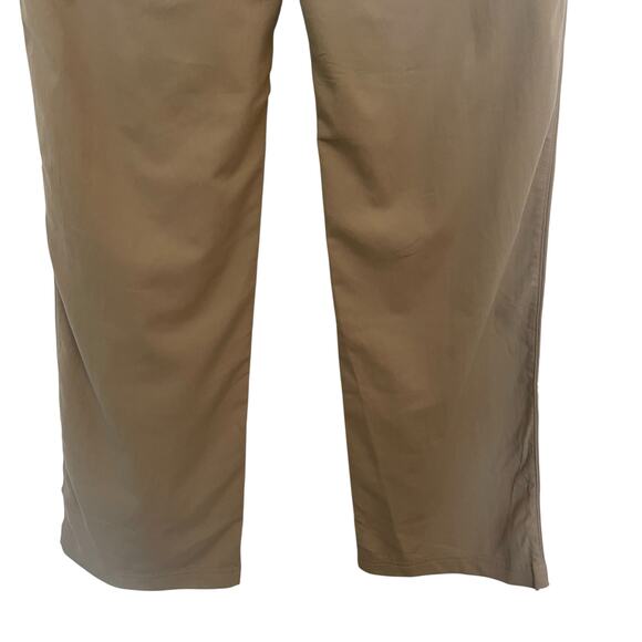 Patagonia High Waisted Flat Front Slim Straight Outdoor Hiking Pants Tan Size 4 - Picture 7 of 9